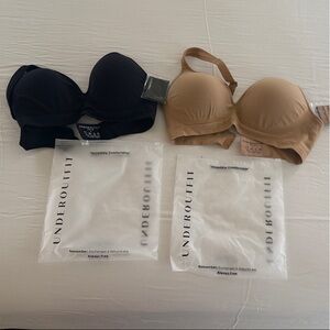 Underoutfit Black and Tan Bras